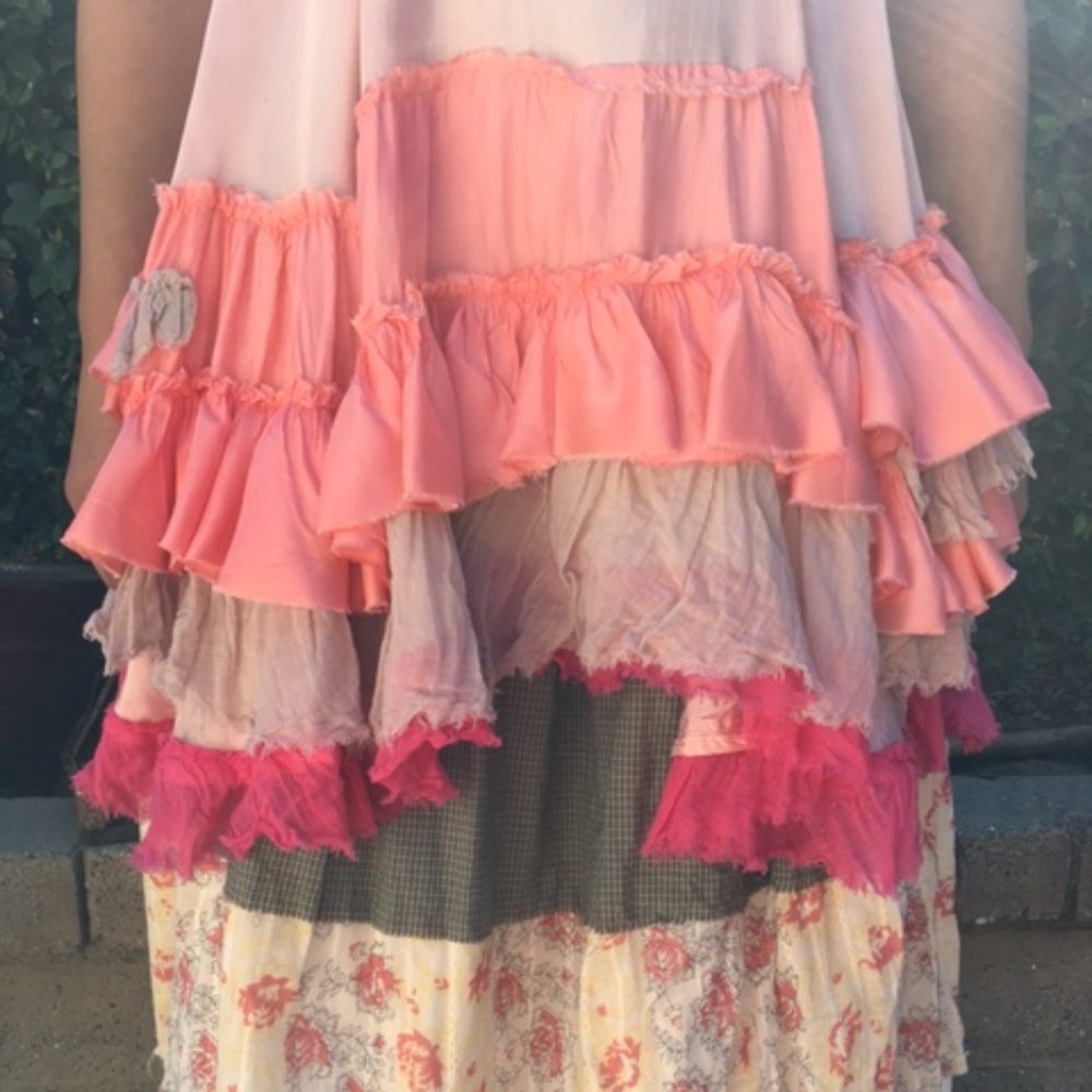 Magnolia Pearl dress lagenlook steampunk ruffle